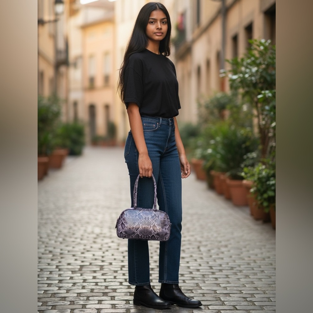 The Original Arizona Jean Company Snake Print Handbag